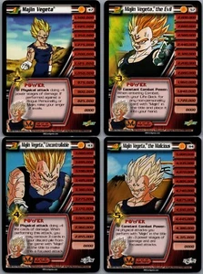 1x DBZ CCG MAJIN VEGETA 1-4 PERSONALITY SET BABIDI SAGA DRAGON BALL Z - Picture 1 of 1