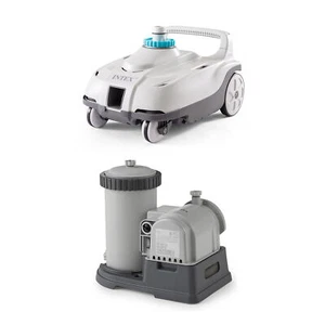 Intex ZX100 Automatic Pool Cleaner with 28633EG Cartridge Filter Pump System - Picture 1 of 12