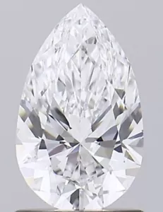 Lab Grown IGI Certified Diamond 1.00 Carat Pear Shape VS1 F jewelry Diamond - Picture 1 of 7