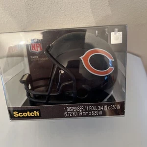 NFL Chicago Bears 3M SCOTCH Tape Dispenser Helmet - NEW! - Picture 1 of 6