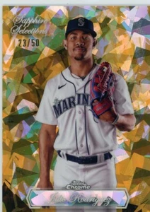 2023 TOPPS CHROME JULIO RODRIGUEZ SAPPHIRE SELCTIONS /50 SEATTLE MARINERS - Picture 1 of 3