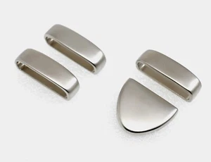 Nuevo 1 1/2" (38 mm) Guardianes de Cinturón (#L10bc), o Juego de Punta de Guardián, Color 'Gris Plano'. - Imagen 1 de 8