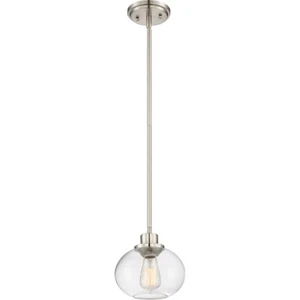 Quoizel Trilogy Mini Pendant, 1 Light, Brushed Nickel - TRG1508BN - Picture 1 of 1