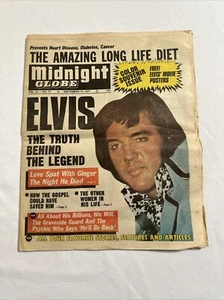 Midnight Globe Tabloid September 13 1977 Vol 24 #13 Elvis Presley The Legend - Picture 1 of 12