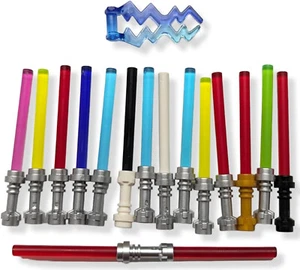 ☀️NEW LEGO Star Wars Lightsabers Rare Colors and Metallic Hilts - 15 Total - Picture 1 of 2