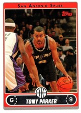 2006 Topps Tony Parker Card #151 NBA HOF