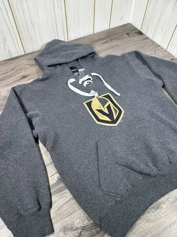 Vegas Golden Knights Authentic Hoodie Men Small Gray Fleece NHL Hockey Pullover Cover