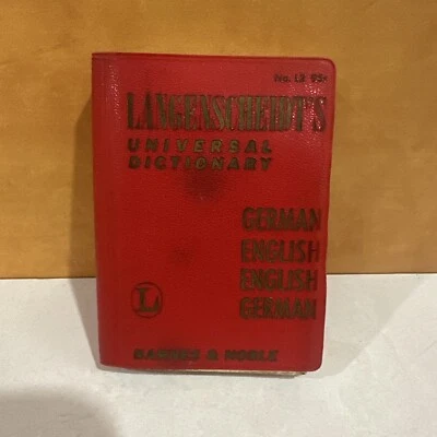 Langenscheidt's Universal Dictionary English German GER ENG, 1957 PB, Small - Image 1 of 4