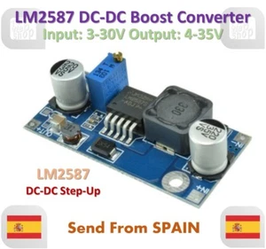 LM2587 DC-DC Boost Converter 3-30V Step up to 4-35V Power Supply Module MAX 5A - Imagen 1 de 7