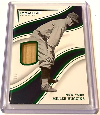 2023 Panini Immaculate Collection Miller Huggins (NY Yankees Mgr. 1918-28) 4/5 - Image 1 of 2