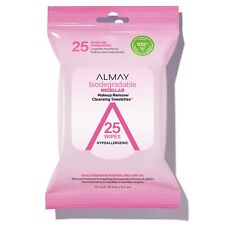 Almay Makeup Remover Cleansing Towelettes, Biodegradable Micellar Water Wipes