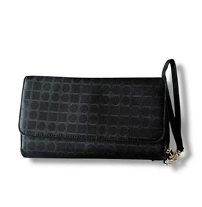Mundi The Incredible Bulk Wallet Zip Around Multi Pocket Organizer Clutch Black - Picture 1 of 11