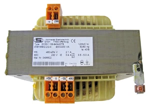 Transformador de potencia primario Schneider 900 / 2200 VA 480V secundario 230V - Imagen 1 de 8