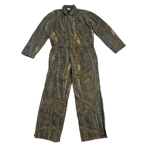 Vintage Trebark Coveralls Men’s M Camo Insulated One Piece Hunting Camouflage - Picture 1 of 11