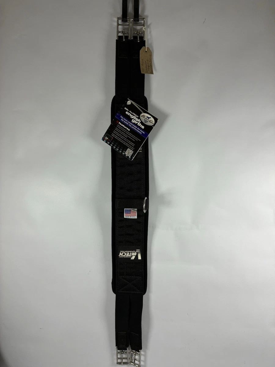 Professionals Choice VenTECH English Girth 52 – Schwarzer Pferdegurt Mit Belüftetem Neopren