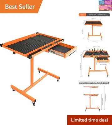 Versátil Banco de Trabajo de Alta Resistencia con Bandeja de Herramientas - Perfecto para Tiendas de Automoción Foto 1 de 4