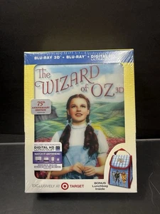 The Wizard of Oz Blu-ray 3D 2D with Bonus Lunchbag Lenticular Cover - Picture 1 of 5