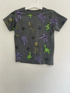 Disney Kids Boys Pixar Toy Story Buzz Lightyear Woody Crewneck T-Shirt Gray XS 4 - Picture 1 of 4