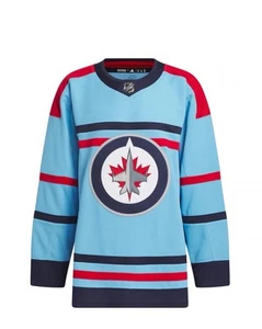 Adidas Primegreen Winnipeg Jets 3rd Alt RCAF Authentic Strap Blau Trikot Gr. 50 M - Bild 1 von 6