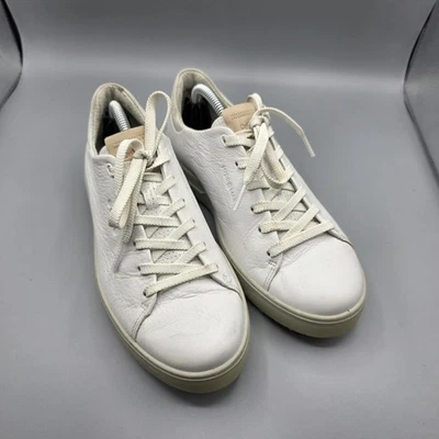ECCO Tray Hybrid Hydromax Golf Shoes Womens 38 White Leather Water Resistant  - Image 1 of 4