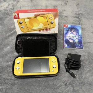 Nintendo Switch Lite - Yellow Bundle With 1 Game/charging Cord/case USED/TESTED - Picture 1 of 6