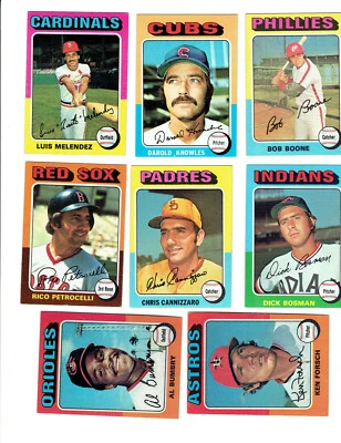 1975 TOPPS BASEBALL COMPLETE YOUR SET ! YOU PICK ! 351 TO 658 - Image 1 of 4