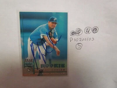 1998 Leaf Rafael Medina Signed Baseball Card  - Image 1 of 2