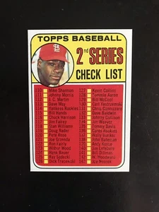 1969 TOPPS #107 BOB GIBSON— 2nd SERIES CHECKLIST— SHARP EXAMPLE💥*** (wph) - Picture 1 of 2