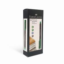 Faber-Castell Multimark Green 1pc (S) – Permanent Marker Perma (Importación USA)