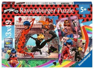 Children's Jigsaw Puzzle 2 x 49 Pieces Miraculous Our Hero Ab 5 J.Ravensburger - Picture 1 of 4