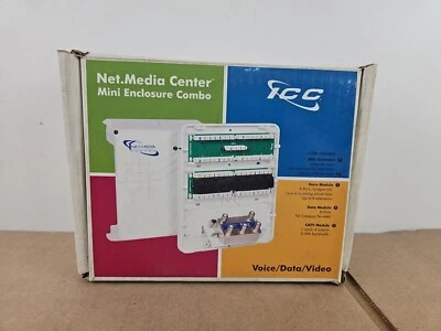 ICC ICRDSMMBK1 Voice, Data, CATV Combo Mini Enclosure  - Image 1 of 3