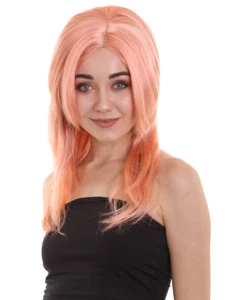 Adult Women Mid Length Wig Cosplay Peach Wig HW-564A - Picture 1 of 7