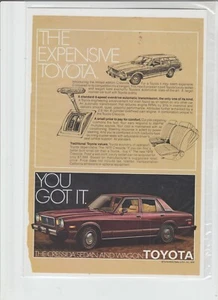 Anuncio original de revista Toyota Cressida 1978 "El caro Toyota" - Imagen 1 de 1