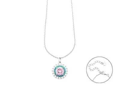 Cesare Paciotti 4US Collana Donna Argento 925 Zirconi Colorati 4UCL7442W - Immagine 1 di 4