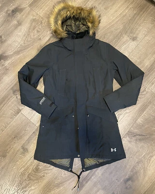 Chaqueta Parka Under Armour UA Storm ColdGear Infrarroja Con Capucha Para Mujer Talla Pequeña S Foto 1 de 4