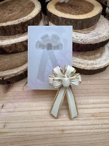 Single miniature gift Bow handmade Silicone mold for crafts - Picture 1 of 9
