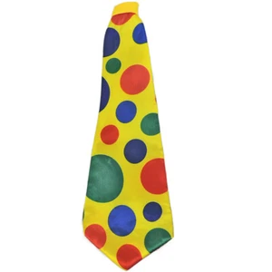 Clown Neck Tie Extra Large Jumbo Polka Dot Novelty Giant Costume Accessory - Picture 1 of 3