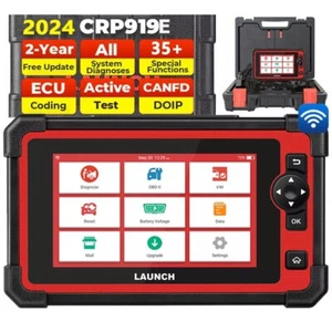 Herramienta de diagnóstico de automóvil LAUNCH X431 CRP919E DPF ABS airbag OBD2 escáner sistema completo - Imagen 1 de 18