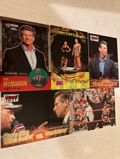 5 Vince McMahon wrestling(Stacy keibler) cards born in pinehurst North Carolina