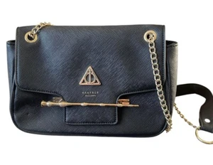 Loungefly Harry Potter Deathly Hallows Wand Crossbody Bag BoxLunch READ - Picture 1 of 4