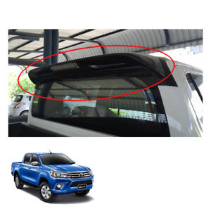 Rear Roof Spoiler Trim + Break Light Fit Toyota Hilux Revo SR5 M70 UTE 15 - 17