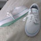 Lacost  Canvas Sports womans  Shoes Size 3 White Wore Few Times 