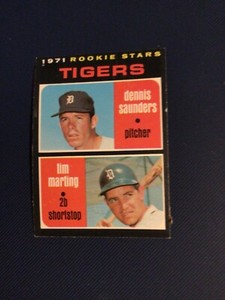 1971 Topps Dennis Saunders-Tim Marling Rookie Card READ!!