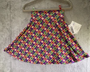 Lularoe Kids Azure-4 Skirt - Geometric - Picture 1 of 5