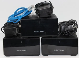 New Netgear Nighthawk AX1800 WiFi 6 Dual Band MR60 Mesh Router System Set of 3 - Picture 1 of 5