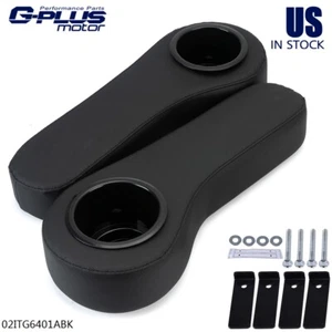 Fit For EZGO/Club Car/Yamaha Golf Cart Rear Arm Rest Cushion With Cup Holder - Picture 1 of 12