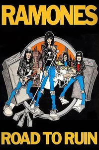 Ramones "Road to Ruin" Poster Retro Punk Rock 24x36 Kunst - Bild 1 von 1