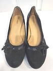 I Love Comfort "Flora" Dress Shoes Size 9-1/2M Black Suede And Patent Leather 