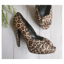 forever 21 leopard heels