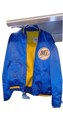 Vintage 80's Starter Seattle Mariners MLB Satin Jacket Men’s X Large Almost Mint Cover